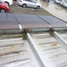 プレハブコンテナ事務所　雨漏り修理、折板屋根工事　富山店